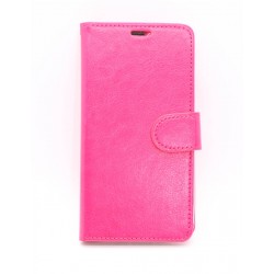 Full Wallet Case For Motorola Z Play- Hot Pink