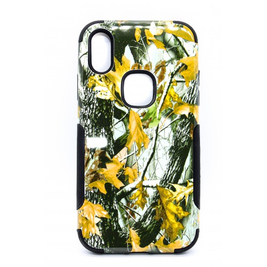 iPhone XR 3-in-1 Design Case Camo Yellow