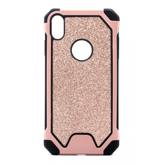 iPhone X/XS Heavy Duty Shimmer Case Gold 