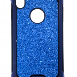 iPhone XS Max Heavy Duty Shimmer Case Blue 