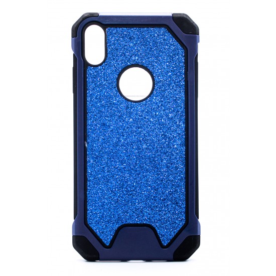 iPhone X/XS Heavy Duty Shimmer Case Blue 