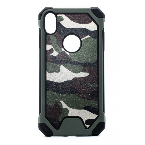 iPhone 6/6s/7/8/SE 2020 Heavy Duty Shimmer Camo Green