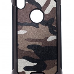 iPhone X/XS Heavy Duty Shimmer Camo Brown 