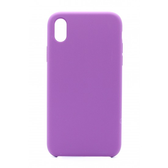 iPhone X/XS Silicone Case Purple