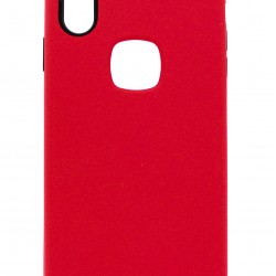iPhone X/XS 3-in-1 Design Case Silicone Matte Red