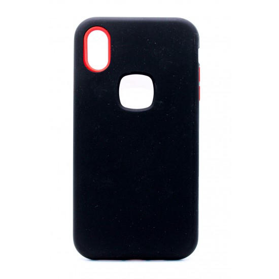 iPhone XS Max 3-in-1 Design Case Silicone Matte Black