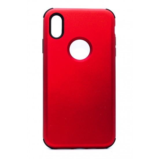 iPhone X/XS 3-in-1 Design Case Silicone Red
