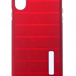 iPhone X/XS TPU Hybrid Stripe Cases Red