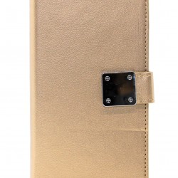 iPhone XS Max Full Wallet Cover Gold