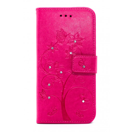 iPhone X/XS Full Wallet Design Case Pink