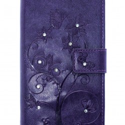 Samsung Galaxy S8 Full Wallet Design Case Purple 