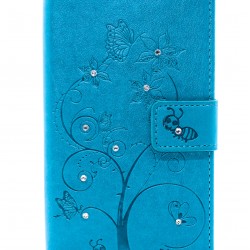 Samsung Galaxy S8 Full Wallet Design Case Blue