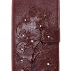 iPhone XS Max Full Wallet Design Case Brown