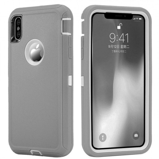 iPhone X/XS Defender Armor Case - Gray
