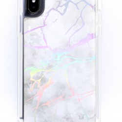 iPhone 11 Pro Max Electroplated Marble Case - White  