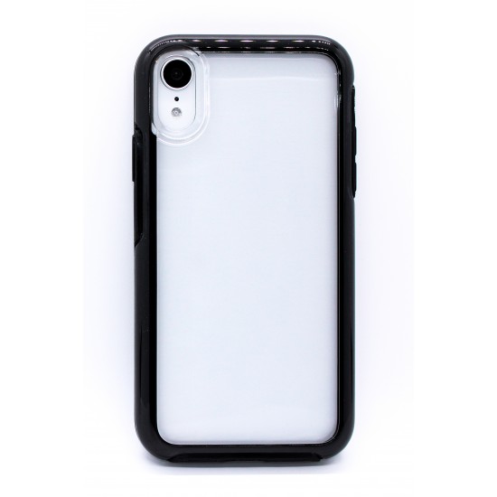 iPhone X/XS Clear Ribbed Black 