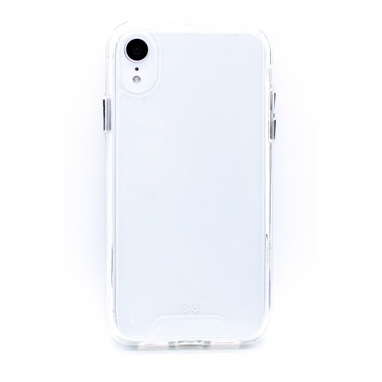 iPhone XR Clear Ribbed White 