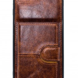 iPhone 7/8  Plus Back Wallet Leather Brown
