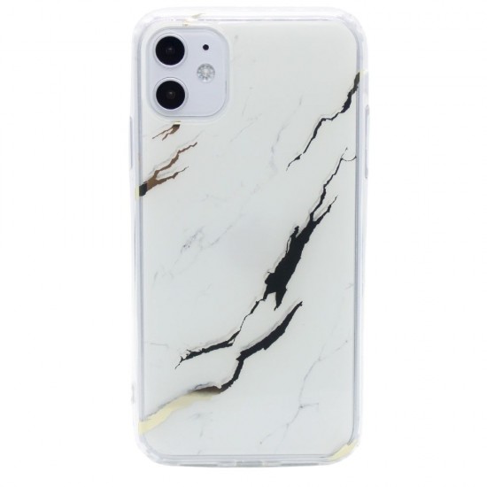 White Marble Case for iPhone 11