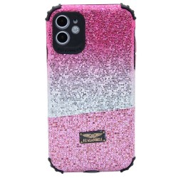 Sand Glitter Case with Camera Protection for iPhone 11- Pink