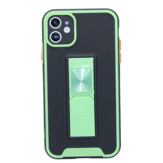 Sliding Kick stand case for iPhone 12/12 pro-  Teal