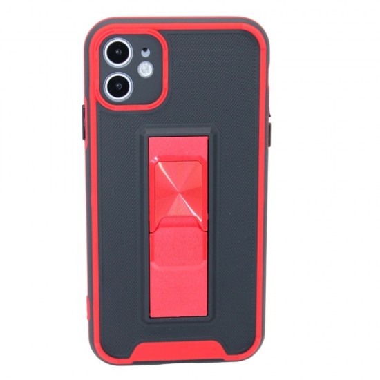 Sliding Kickstand case for iPhone 12 pro max-  Red