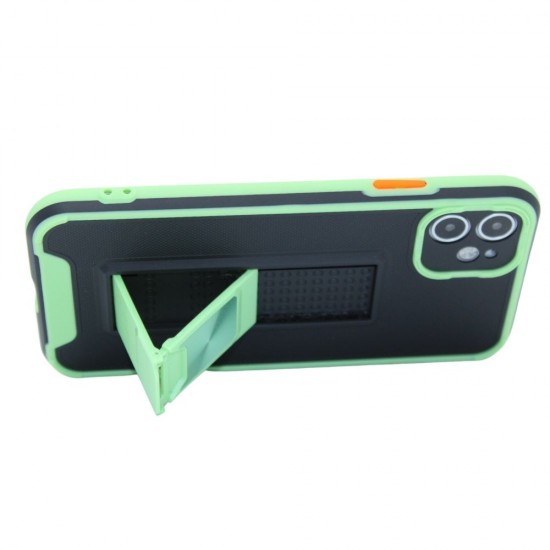 Sliding Kick stand case for iPhone 12/12 pro-  Teal
