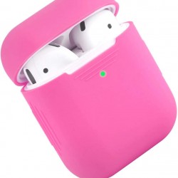 AirPods Silicone Case Hot Pink