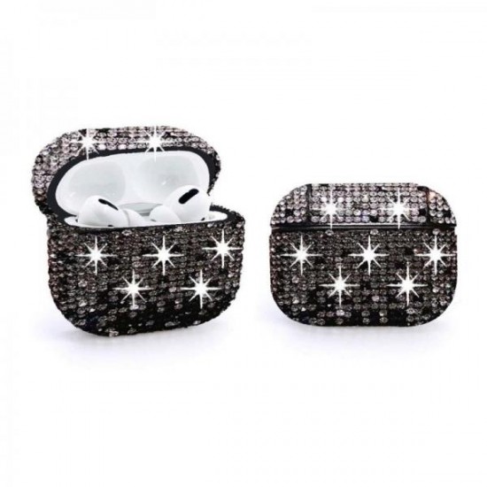 AirPods Pro Rhinestone Gradient Case Black 