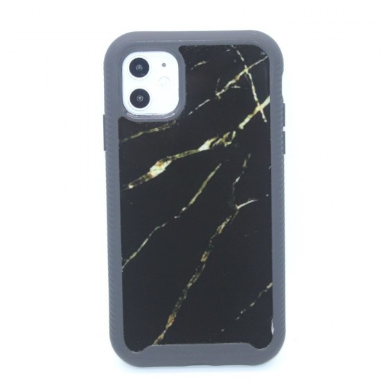 Black Marble defender case for iPhone 12 Pro Max