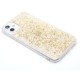 Glitter Leaves case for iPhone 12/12 pro   -  Gold
