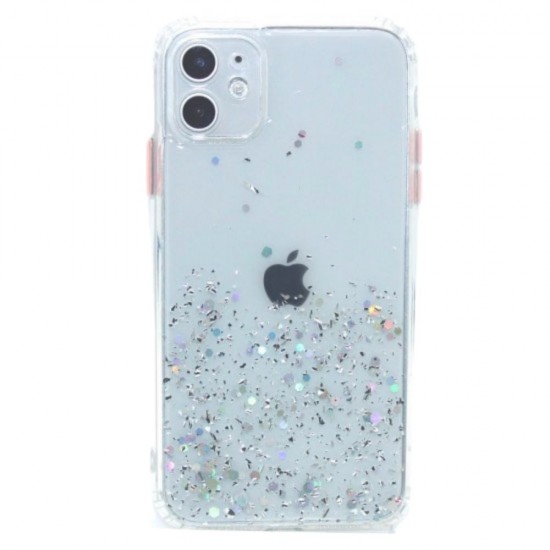 Clear Border Case with glitter iPhone 12/12 pro