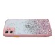 Pink Border Case with glitter iPhone 11