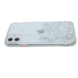 Clear Border Case with glitter iPhone 12/12 pro