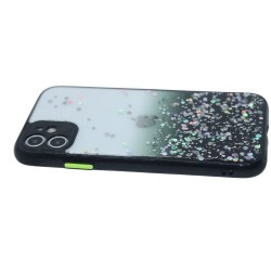 Black Border Case with glitter iPhone 12 pro max