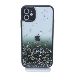 Black Border Case with glitter iPhone 12 pro max