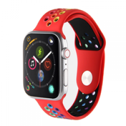 iWatch Soft Silicone Band With Air Holes 38/40 MM Red