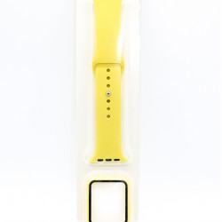 iWatch Soft Silicone Band with TPU Case 40 MM Yellow