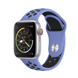 iWatch Soft Silicone Band With Air Holes 38/40 MM Light Blue 