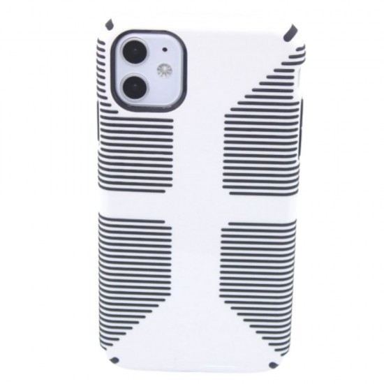 Stylish Protective (no camera cover) Case For iPhone 11 - White