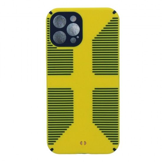 Stylish Protective Case For iPhone 12/12 pro - Yellow & Blue