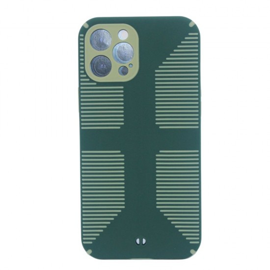 Stylish Protective Case For iPhone 12 Pro Max- Army Green & Dark Green