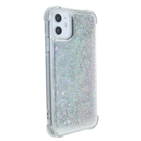 TPU Clear Glitter Case For iPhone  11Pro Max - Teal