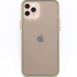 iPhone 11 Pro MAX Matte Translucent Case Olive Green 