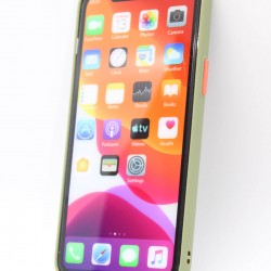 Matte Poly- Chromatic Translucent iPhone 11 Pro Case - Olive Green 