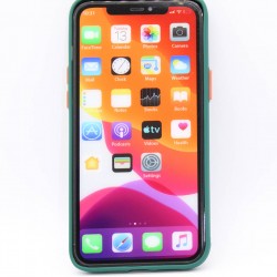 iPhone 12 mini Matte Translucent Case Dark Green