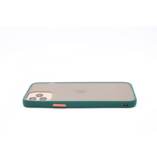 Matte Poly- Chromatic Translucent iPhone 11 Pro Case - Dark Green
