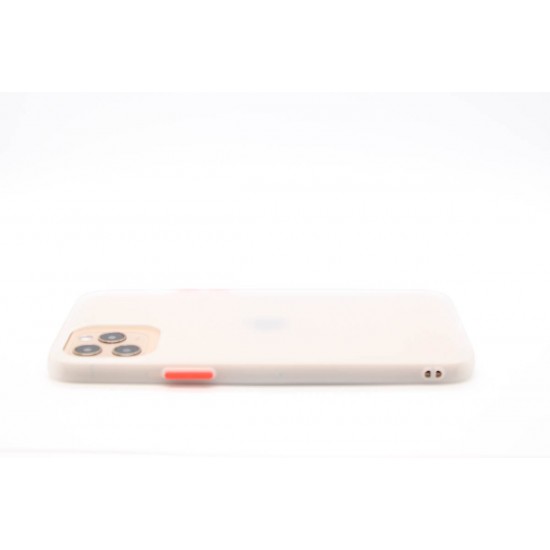 iPhone 11 Pro MAX Matte Translucent Case White 