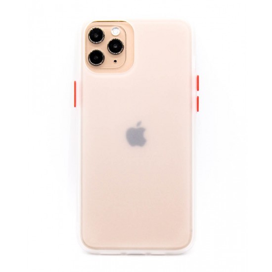 Matte Poly- Chromatic Translucent iPhone 11 Pro Case - White 
