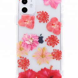 iPhone 12/12 Pro Clear 2-in-1 Flower Design Case Roses